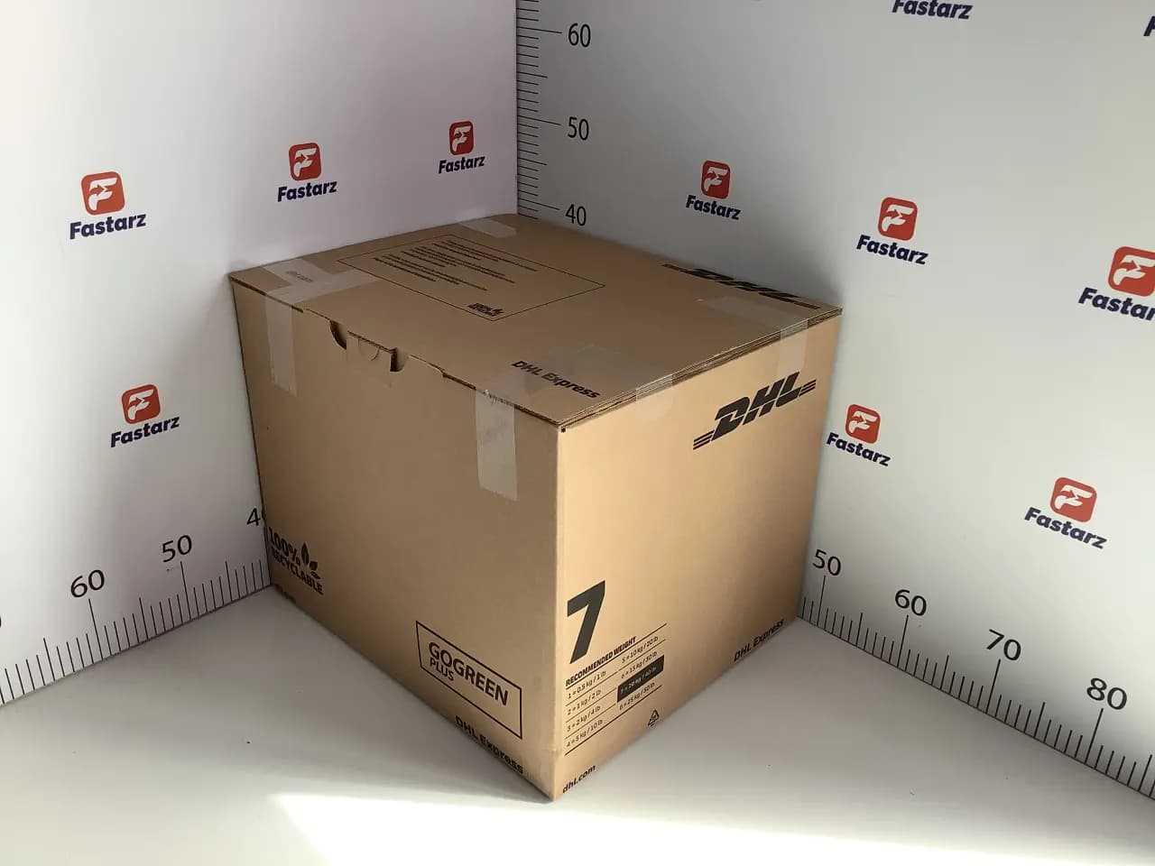 Parcel arriving at its destination doorstep